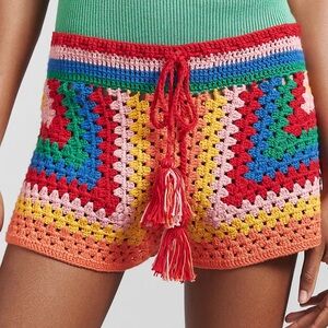 Colorful Crochet Women's Shorts NEW